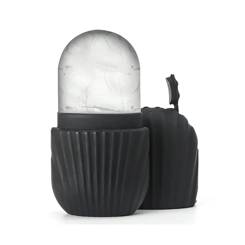 Conjunto de 1/2/3 rolos de gelo para cuidados faciais, conjunto de rolos faciais Gua Sha, rolo de massagem facial para lifting e contorno corporal.