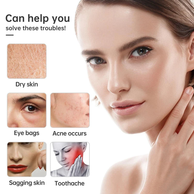 Conjunto de 1/2/3 rolos de gelo para cuidados faciais, conjunto de rolos faciais Gua Sha, rolo de massagem facial para lifting e contorno corporal.