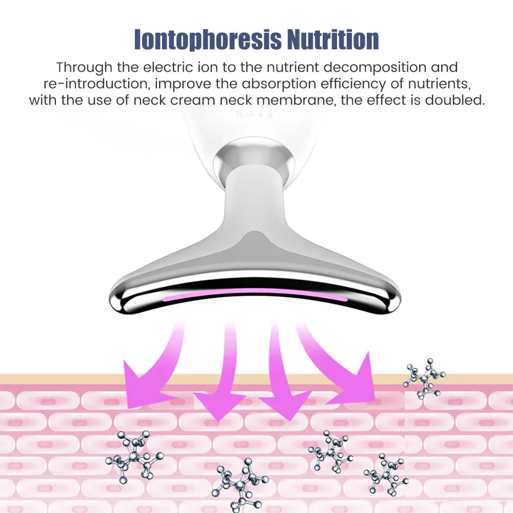 Aparelho de beleza para lifting facial e do pescoço